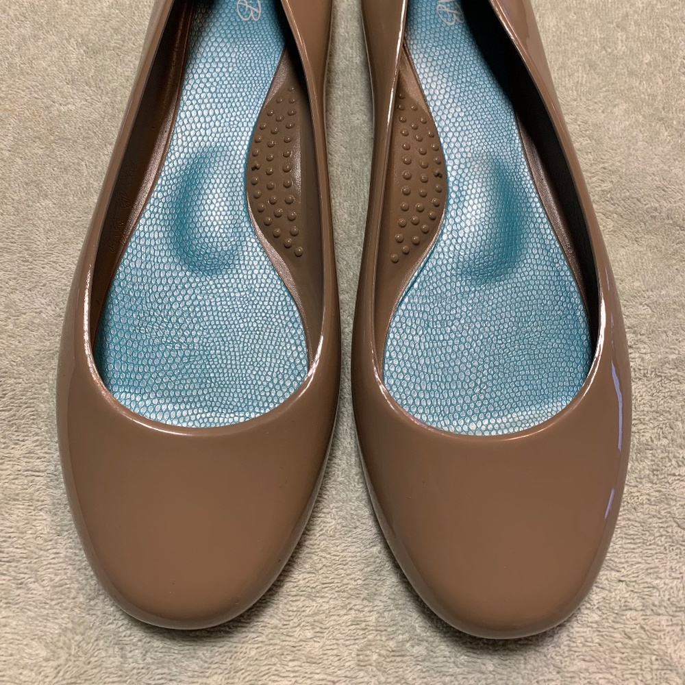 Oka B Jelly Flats 10 Nude Tan